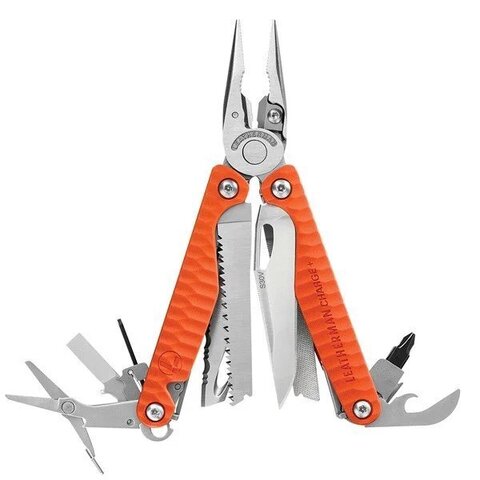 Мультитул Leatherman Charge Plus G10 оранжевый, 19 функций (832782) | Multitool-Leatherman.Ru