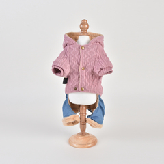 Royal Dog зимний костюм «Вязка» розовый M