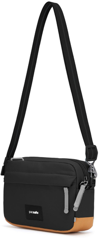 Картинка сумка городская Pacsafe GO Crossbody черная смола - 5