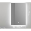 Salini 27M011090BH Зеркало для ванной OMBRA с LED подсветкой Влагостойкое AGC Сrystalvision