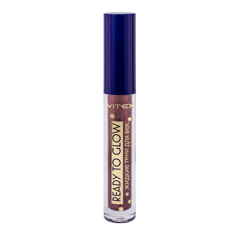 VITEX Тени жидкие для век READY TO GLOW тон 110 Pearly wine,3.5г