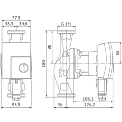 Wilo Yonos PICO 25/1-4-180-(ROW) циркуляционный насос (4215513)