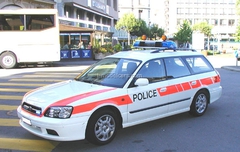 Subaru Legacy Police Switzerland 1:43 DeAgostini World's Police Car #58