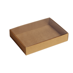 Упаковка для конфет с прозрачной крышкой 	140x105x25