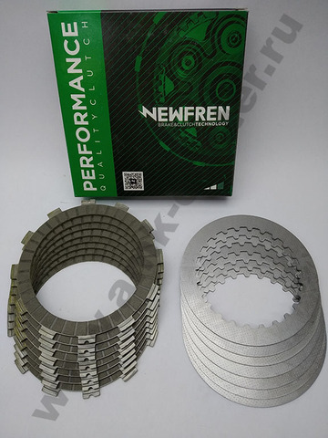 F2602SR Комплект дисков сцепления Performance (фрикционные + металлические) (FCS0151/3) NEWFREN