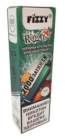 Fizzy Royal Черника Апельсин Красный Гранат 2000 затяжек