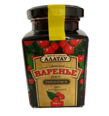 Сибирское Варенье Вишнёвое 260 мл.
