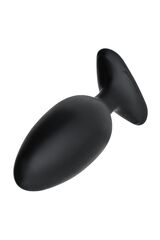 Черная анальная втулка LOVENSE Hush 2 (M) - 13,5 см. - 