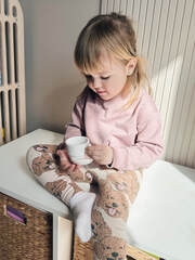 Комплект Mjölk Свитшот Desert Rose/Легинсы Мальтипу