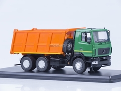 MAZ-6501 tipper restyling green-orange 1:43 Start Scale Models (SSM)