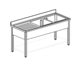 фото 2 ВАННА МОЕЧНАЯ APACH CHEF LINE L2S156-54LWSH на profcook.ru