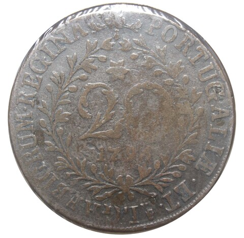 20 рейсов Азорские острова. 1796 год. VF