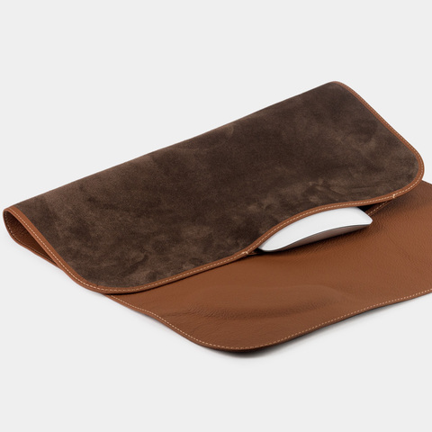 Коврик для MacBook Tapis из натуральной кожи теленка цвета карамель