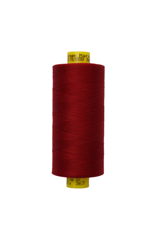Нитки GUTERMANN Mara №150 темно-красные (367)