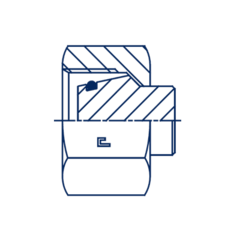 Заглушка VP DS20 с гайкой и o-ring CAST
