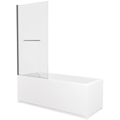 Allen Brau 3.31024.BA 3.31024.BA PRIORITY, Шторка на борт 800мм (H=1500мм) стекло Optiwhite, Easyclean, браш.алюм (274702) фото