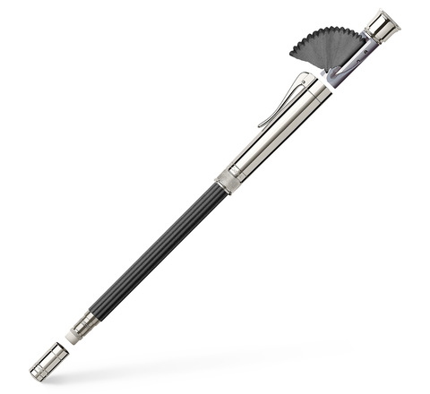 Подарочный настольный набор Graf von Faber-Castell Perfect Pencil с запасными карандашами черный