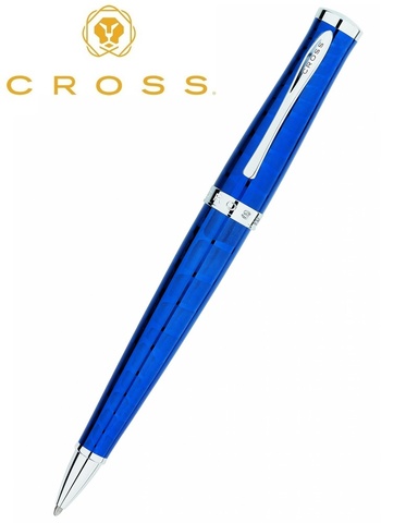 Ручка шариковая Cross Sauvage, Azurite Blue Crocodile (AT0312-5)