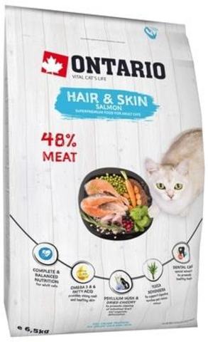 Купить корм для кошек Ontario Cat Hair & Skin