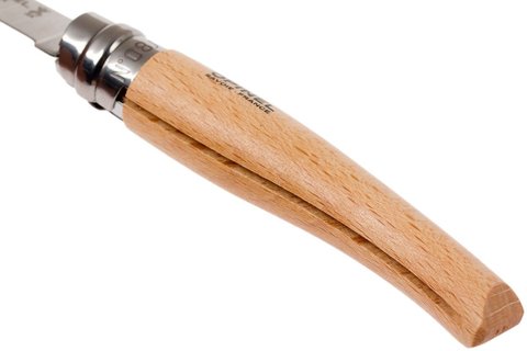 Нож складной перочинный Opinel Slim Beechwood №08 8VRI, 180 mm, дерево (000516)