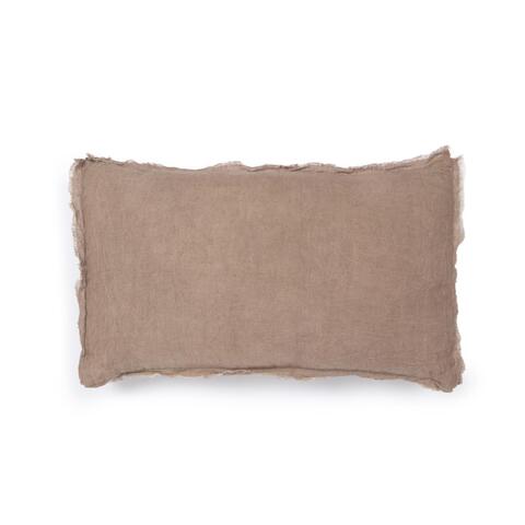 Чехол на подушку Draupadi 100% лен коричневого цвета 30 x 50