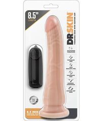 Телесный вибратор 8.5 Inch Vibrating Realistic Cock With Suction Cup - 21,6 см. - 