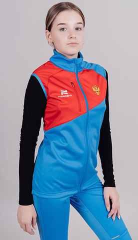 Детский разминочный жилет Nordski Jr.Premium National NSJ822790 ...