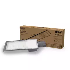 Св-к Gauss LED уличный  Avenue 80W 8000lm 5000K 190-250V IP65 420*160*57мм черн КСС "Ш" 629534380