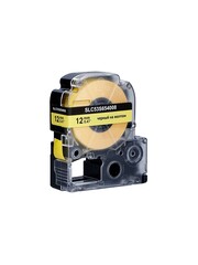 Кассета с лентой S'OK by Sakura Printing C53S654008 для Epson , черный на желтом, 12мм, 8м