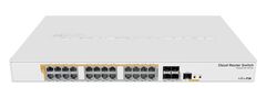MikroTik CRS328-24P-4S+RM Коммутатор с поддержкой PoE, 802.3af/at, 4 SFP/SFP+, 24 x 1000Mbit