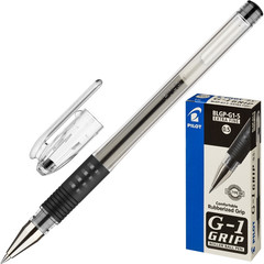 Ручка гелевая Pilot BLGP-G1-5 черная (толщина линии 0.3 мм)
