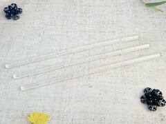 Клеевые стержни прозрачные, d 7 мм, L 30 см, 1 кг