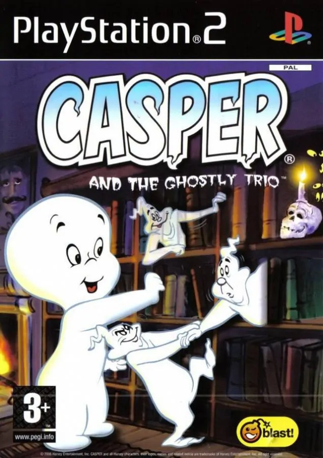 Каспер перевод. Casper ps2 обложка. Каспер игра. Старая игра про Каспера. Игра Каспер на сони плейстейшен.