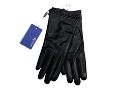 Kasablanka.Перчатки.Женские.Кожаные.Люкс качества.Трикотаж-шерсть. 5 шт в упаковке.