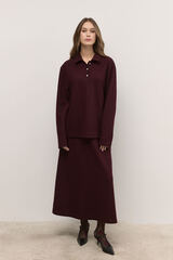 Юбка из шерсти