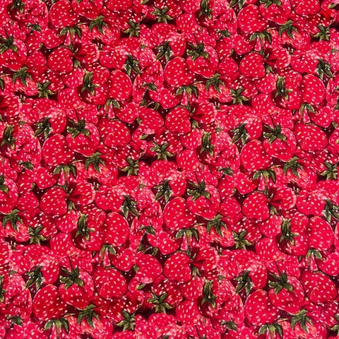 КЛУБНИКА, 100% хлопок Handmade Fabrics