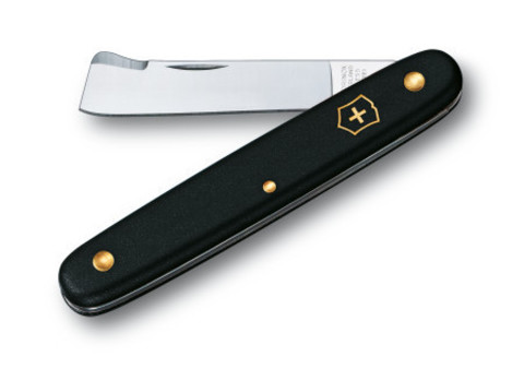 Нож складной Victorinox садовый, 110 mm, Black (1.9020)