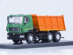 MAZ-6501 tipper restyling green-orange 1:43 Start Scale Models (SSM)