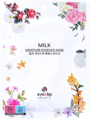 Eyenlip Mask Essence Маска на тканевой основе с экстрактом молока Moisture Essence Mask # Milk