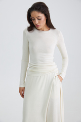 Лонгслив "Sultan" slim тофу