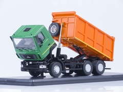 MAZ-6501 tipper restyling green-orange 1:43 Start Scale Models (SSM)