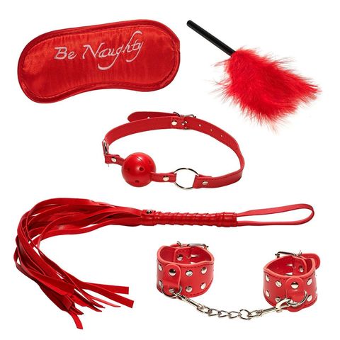Эротический набор БДСМ из 5 предметов в красном цвете - Rubber Tech Ltd BDSM 900-04 BX DD