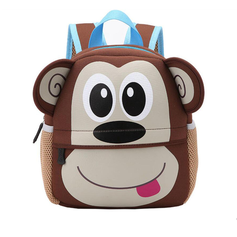 Çanta \ Bag \ Рюкзак Customized waterproof children cute monkey