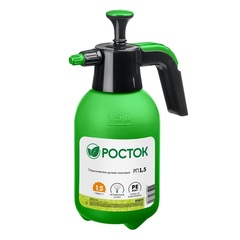 РОСТОК РП-1.5, 1.5 л, ручной, колба из полиэтилена, помповый опрыскиватель (425073)