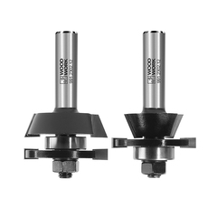 Комплект  фрез для мебельной обвязки A=22,5 D=44,4 I=23,8 L=76 S=12мм Z=2 Woodwork 991.2302.12