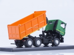 MAZ-6501 tipper restyling green-orange 1:43 Start Scale Models (SSM)