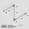 Шинопровод накладной/подвесной Maytoni Busbar trunkings trinity TRX005-311B