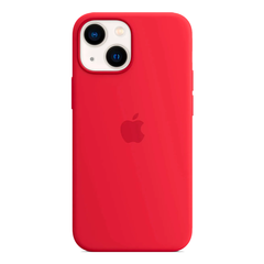 Силиконовый чехол с поддержкой MagSafe Apple Silicone Case для iPhone 13 mini, Red (Красный)