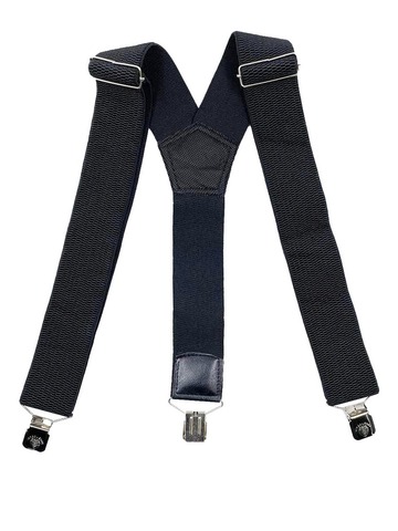 Подтяжки рифленые 50мм 3 крепления (черные)