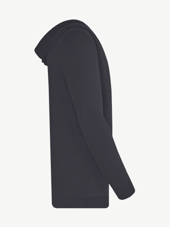 Кардиган с капюшоном из экохлопка